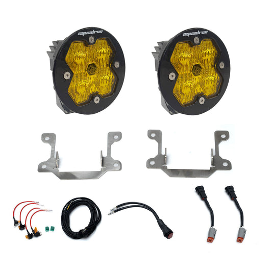 Squadron 2.0 Sport Fog Pocket Light Kit - RAM 2019-25 2500/3500; Note: Big Horn *AMBER*