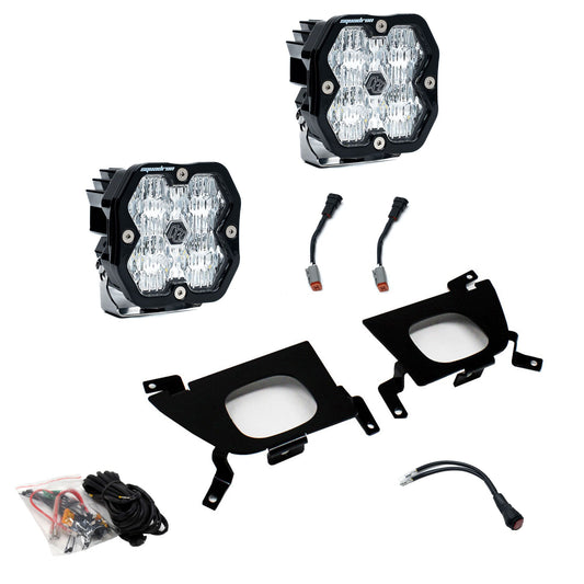 Squadron 2.0 Sport Fog Pocket Light Kit - Chevy 2019-22 Silverado 1500; 2020-22 2500HD/3500HD *CLEAR*