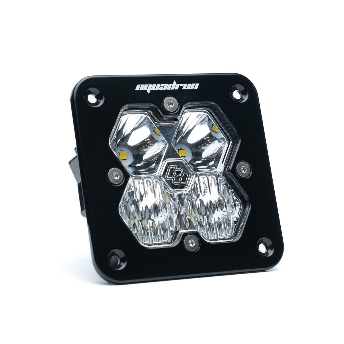 Squadron 2.0 Sport Black Flush Mount LED Auxiliary Light Pod - Universal *CLEAR*
