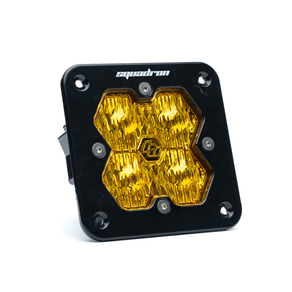 Squadron 2.0 Sport Black Flush Mount LED Auxiliary Light Pod - Universal *AMBER*