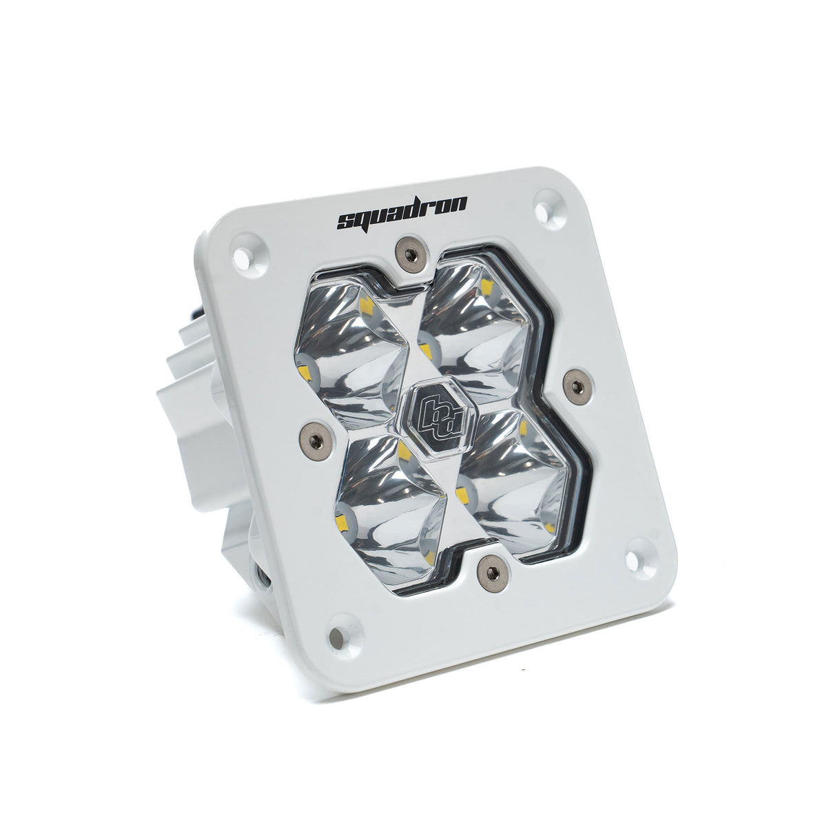 Squadron 2.0 Sport White Flush Mount LED Auxiliary Light Pod - Universal *CLEAR*
