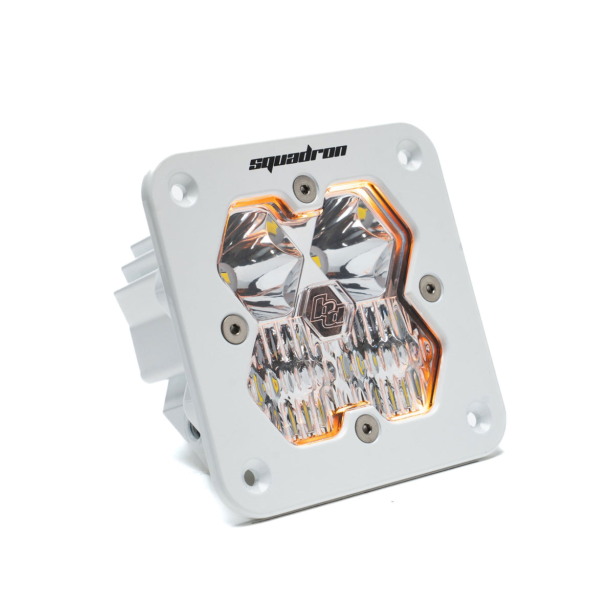 Squadron 2.0 Sport White Flush Mount LED Auxiliary Light Pod - Universal *CLEAR*
