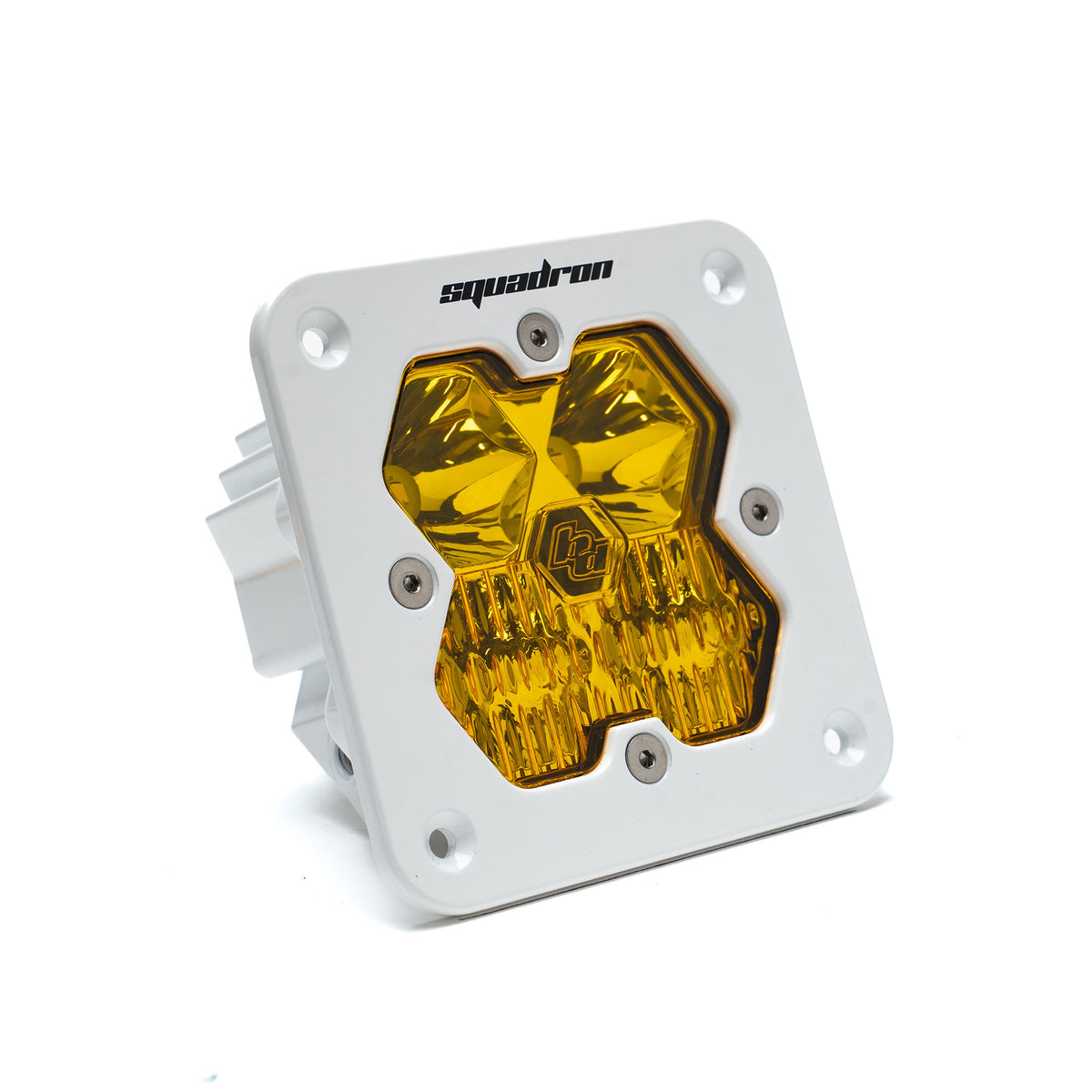Squadron 2.0 Sport White Flush Mount LED Auxiliary Light Pod - Universal *AMBER*