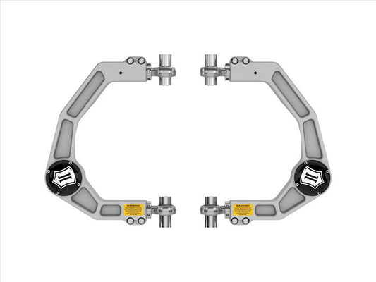 ICON 2021-2023 Ford F150 Billet Upper Control Arm/Delta Joint Pro Kit