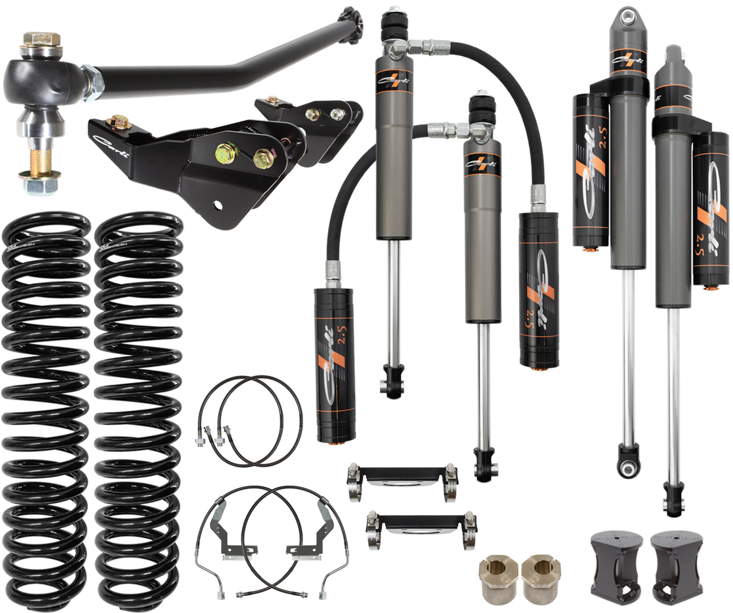 CARLI SUSPENSION Ford Leveling Pathfinder 2017-2024 F250/350 4x4 Diesel, Base Kit 4.5/5.5"