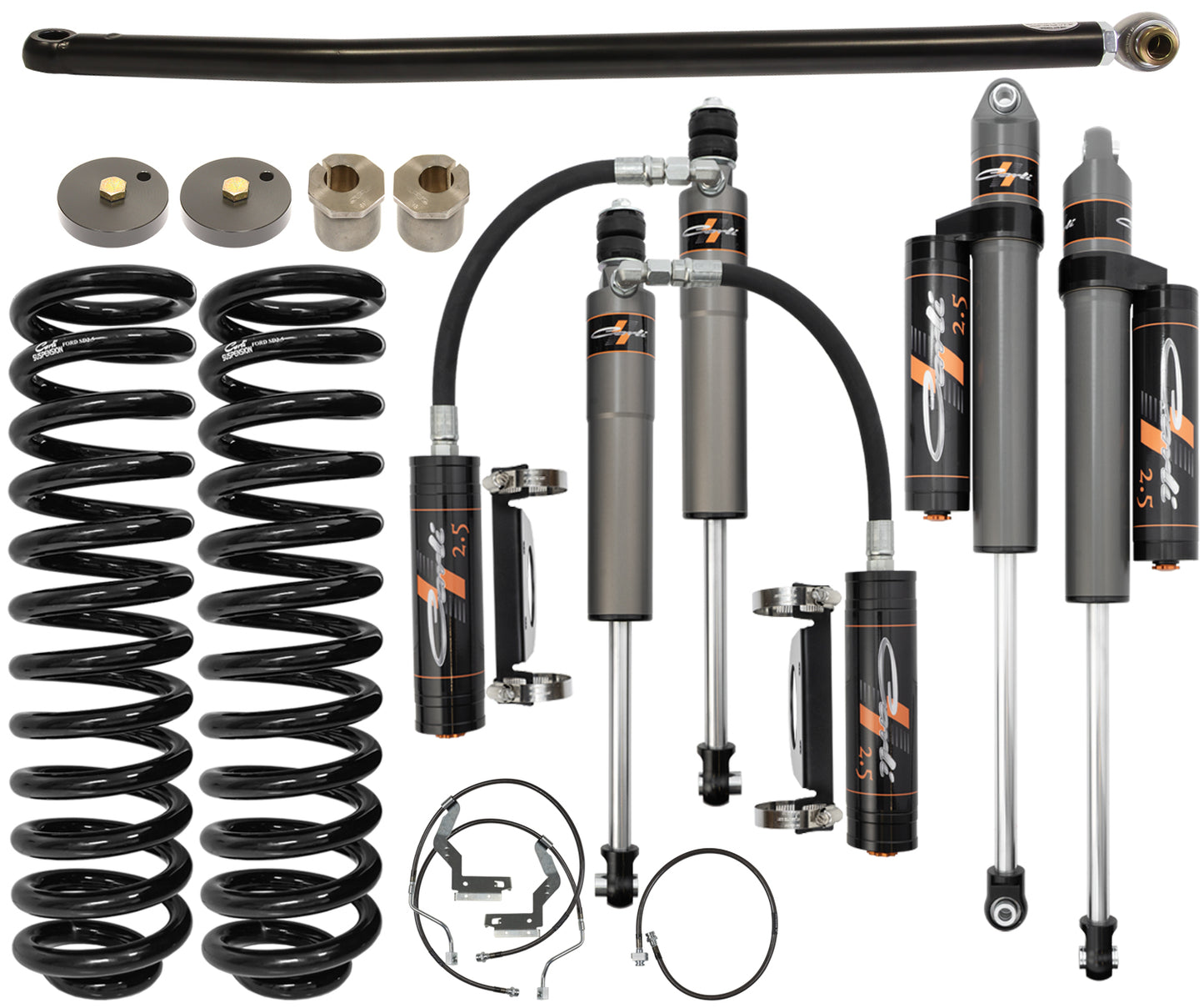 CARLI SUSPENSION Ford Leveling Pathfinder 2.5 System, 2008-2010 Base Kit