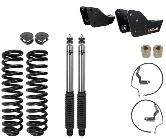 CARLI 23+ FORD F250/350 4X4 DIESEL 2.5″/3.5″ LIFT LEVELING SYSTEM