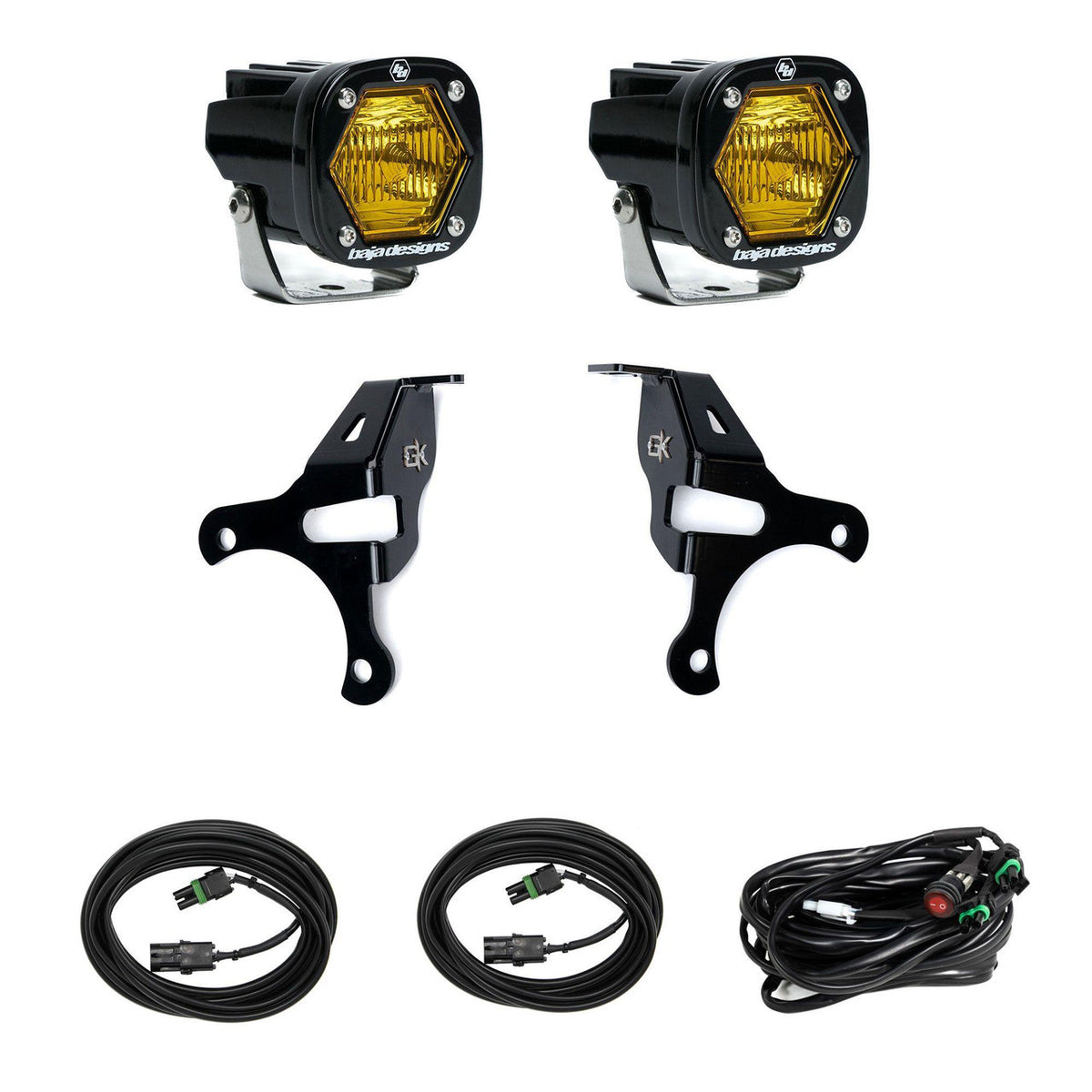S1 Knuckle Pods Light Kit - Jeep 2018-2026 JL Wrangler/JT Gladiator *AMBER*