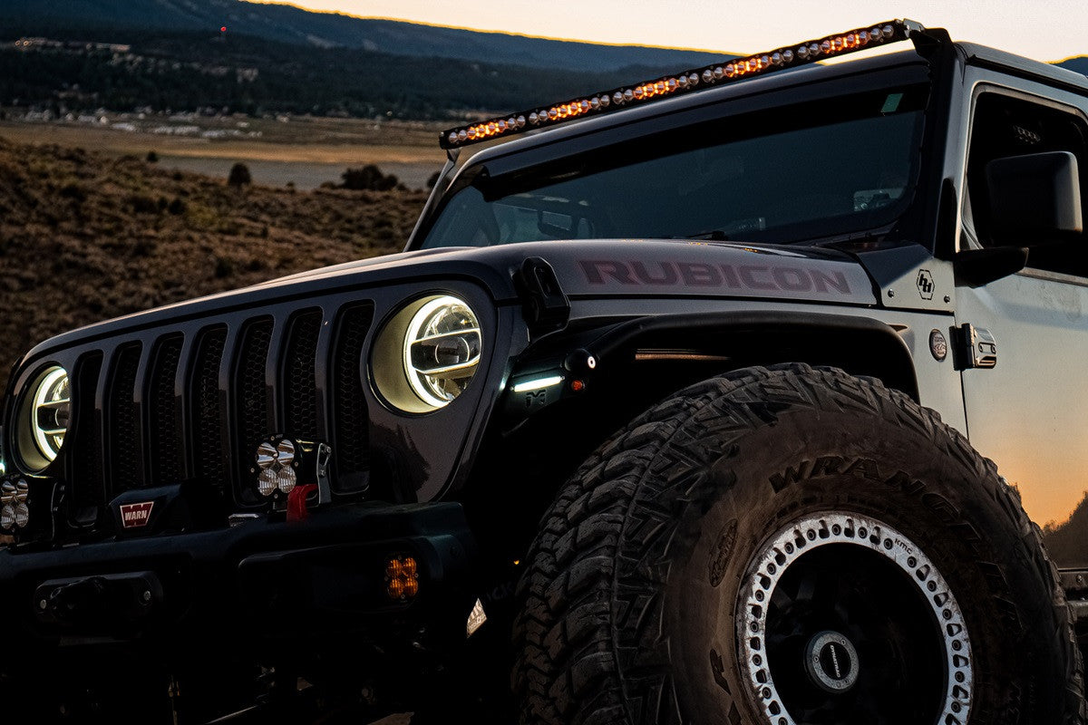 Jeep JL/JT S8 50 Inch Roof Mount Light Kit - Jeep 2020-2026 Gladiator; 2018-2026 Wrangler JL; Exc. Rubicon 392 *TOGGLE*