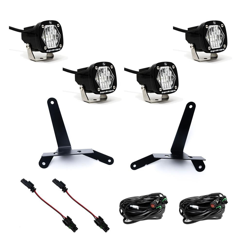 S1 Dual Fog Pocket LED Light Kit - 2024-2026 Chevrolet Silverado 2500/3500 *CLEAR/CLEAR*