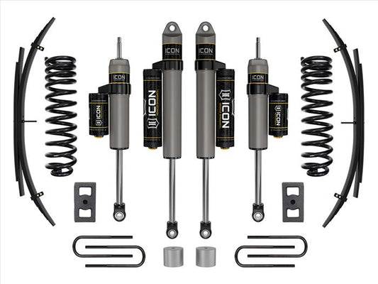 ICON 2023-2025 Ford F-250/F-350 Super Duty 4WD Diesel, 2.5" Lift, Stage 2 Suspension System w/ Expansion Packs