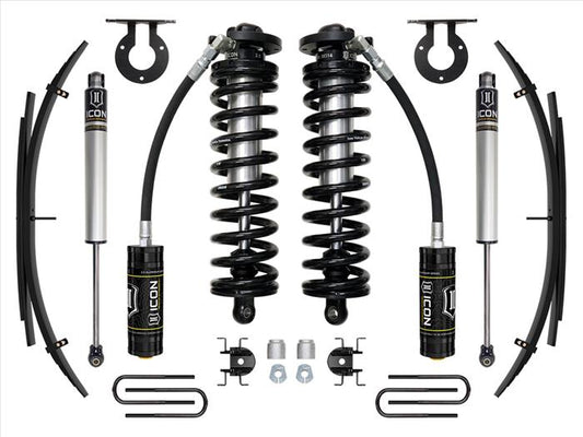 ICON 2017-2025 Ford F-250/F-350 Super Duty 4WD, 2.5-3" Lift, Stage 1 Coilover System w/ Expansion Packs