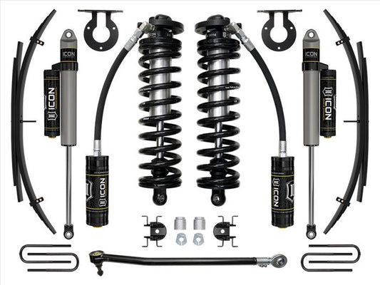 ICON 2017-2025 Ford F-250/F-350 Super Duty 4WD, 2.5-3" Lift, Stage 3 Coilover System w/ Expansion Packs