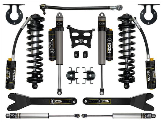 ICON 2023-2025 Ford F-250/F-350 Super Duty 4WD, 2.5-3" Lift, Stage 4 Coilover Conversion System with Radius Arms