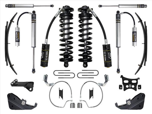 ICON 2023-2025 Ford F-250/F-350 Super Duty 4WD, 4-5.5" Lift, Stage 2 Coilover Conversion System w/ Expansion Packs
