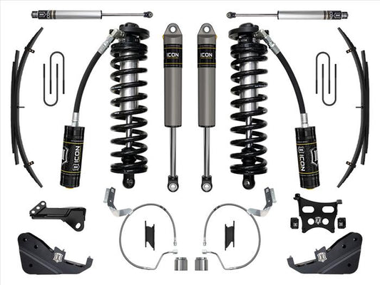 ICON 2023-2025 Ford F-250/F-350 Super Duty 4WD, 4-5.5" Lift, Stage 3 Coilover Conversion System w/ Expansion Packs