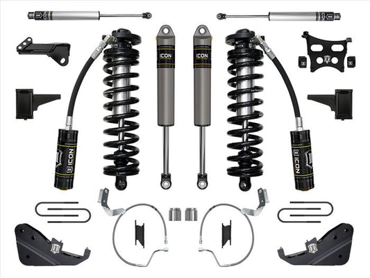 ICON 2023-2025 Ford F-250/F-350 Super Duty 4WD, 4-5.5" Lift, Stage 3 Coilover Conversion System