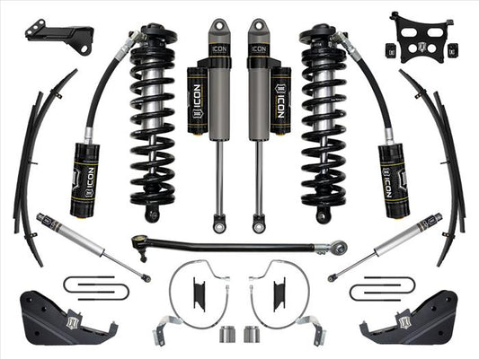 ICON 2023-2025 Ford F-250/F-350 Super Duty 4WD, 4-5.5" Lift, Stage 4 Coilover Conversion System w/ Expansion Packs