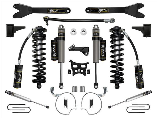 ICON 2023-2025 Ford F-250/F-350 Super Duty 4WD, 4-5.5" Lift, Stage 4 Coilover Conversion System w/ Radius Arms