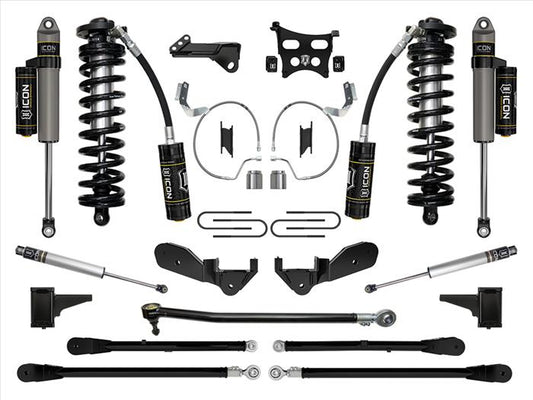 ICON 2023-2025 Ford F-250/F-350 Super Duty 4WD, 4-5.5" Lift, Stage 6 Coilover Conversion System