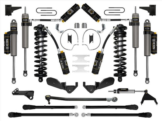 ICON 2023-2025 Ford F-250/F-350 Super Duty 4WD, 4-5.5" Lift, Stage 7 Coilover Conversion System