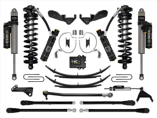 ICON 2023-2025 Ford F-250/F-350 Super Duty 4WD, 4-5.5" Lift, Stage 8 Coilover Conversion System w/ Expansion Packs