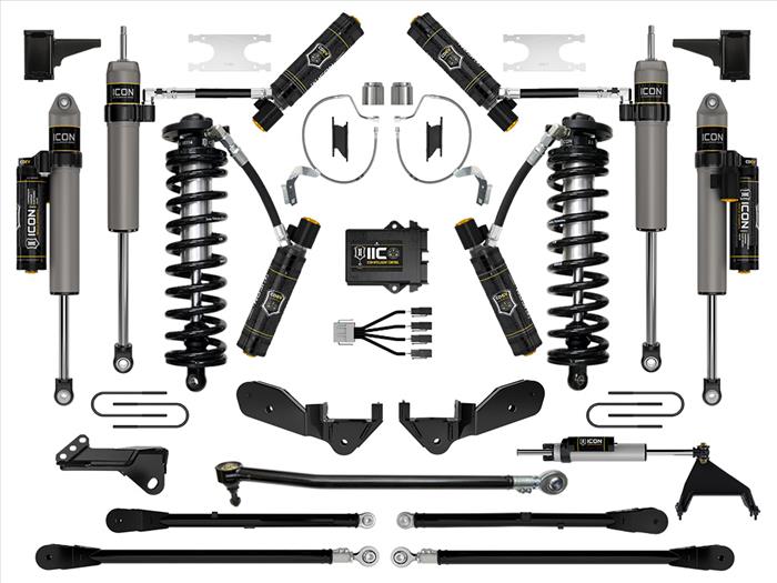 ICON 2023-2025 Ford F-250/F-350 Super Duty 4WD, 4-5.5" Lift, Stage 9 Coilover Conversion System