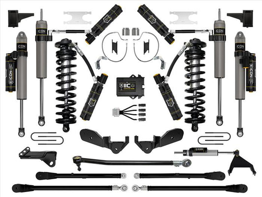 ICON 2023-2025 Ford F-250/F-350 Super Duty 4WD, 4-5.5" Lift, Stage 9 Coilover Conversion System
