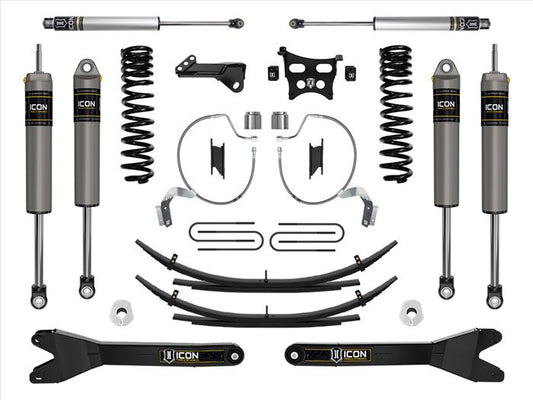 ICON 2023-2025 Ford F-250/F-350 Super Duty 4WD Diesel, 4.5" Lift, Stage 3 Suspension System w/ Radius Arms & Expansion Packs