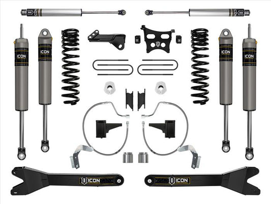 ICON 2023-2025 Ford F-250/F-350 Super Duty 4WD Diesel, 4.5" Lift, Stage 3 Suspension System w/ Radius Arms