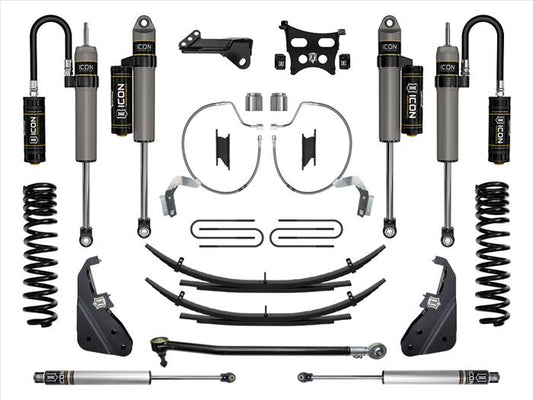 ICON 2023-2025 Ford F-250/F-350 Super Duty 4WD Diesel, 4.5" Lift, Stage 4 Suspension System w/ Expansion Packs