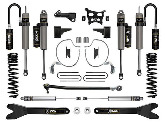ICON 2023-2025 Ford F-250/F-350 Super Duty 4WD Diesel, 4.5" Lift, Stage 4 Suspension System w/ Radius Arms