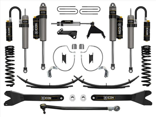 ICON 2023-2025 Ford F-250/F-350 Super Duty 4WD Diesel, 4.5" Lift, Stage 5 Suspension System w/ Radius Arms & Expansion Packs