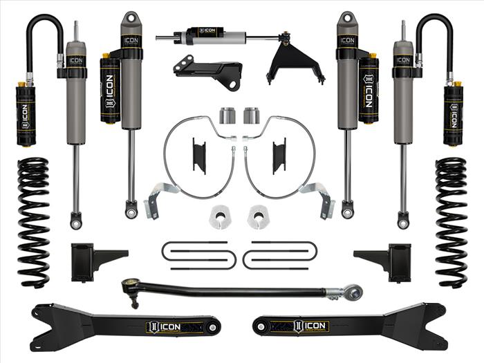 ICON 2023-2025 Ford F-250/F-350 Super Duty 4WD Diesel, 4.5" Lift, Stage 5 Suspension System w/ Radius Arms
