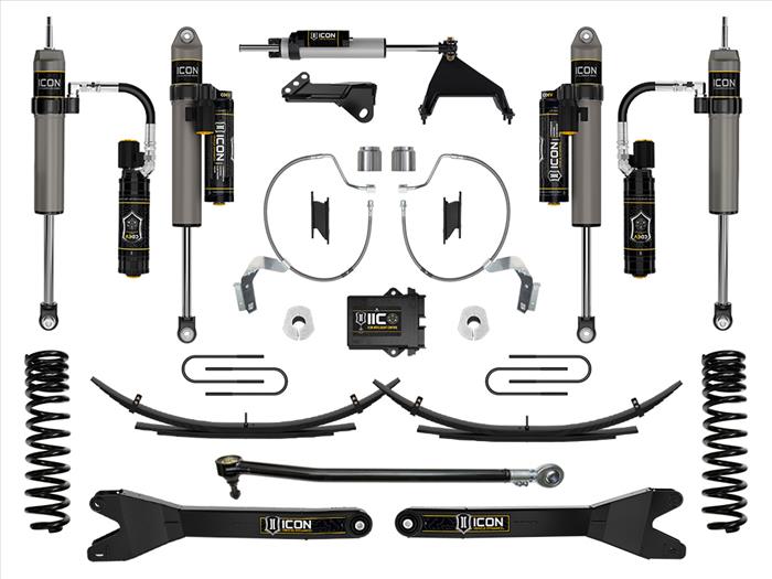 ICON 2023-2025 Ford F-250/F-350 Super Duty 4WD Diesel, 4.5" Lift, Stage 8 Suspension System w/ Radius Arms & Expansion Packs