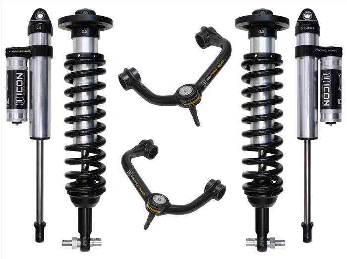ICON 2015-20 Ford F150 2WD, 1.75-3" Lift, Stage 4 Suspension System, Tubular UCA