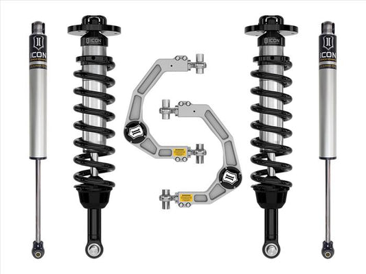 ICON 2021-2023 Ford F-150 4WD, 2.75-3.5" Lift, Stage 1 Suspension System, Tubular UCA