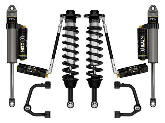 ICON 2021-2023 Ford F-150 4WD, 2.75-3.5" Lift, Stage 4 Suspension System, Tubular UCA