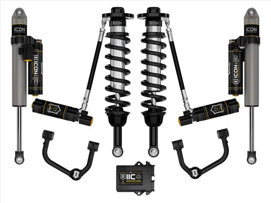 ICON 2021-2023 Ford F-150 4WD, 2.75-3.5" Lift, Stage 5 Suspension System, Tubular UCA