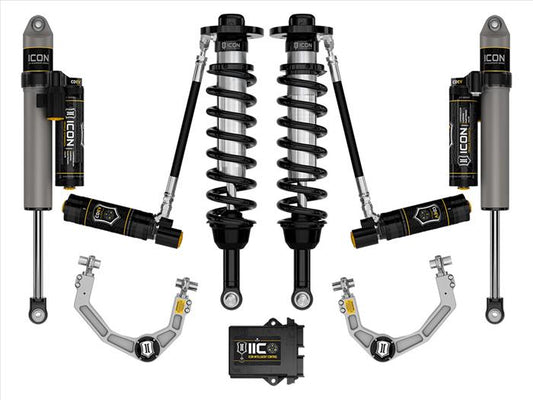 ICON 2021-2023 Ford F-150 4WD, 2.75-3.5" Lift, Stage 5 Suspension System, Billet UCA