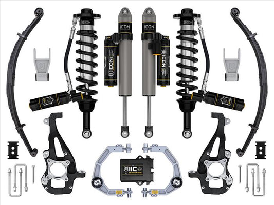 ICON 2021-2023 Ford F-150 4WD, 3.5-4.5" Lift, Stage 5 Suspension System, Billet UCA