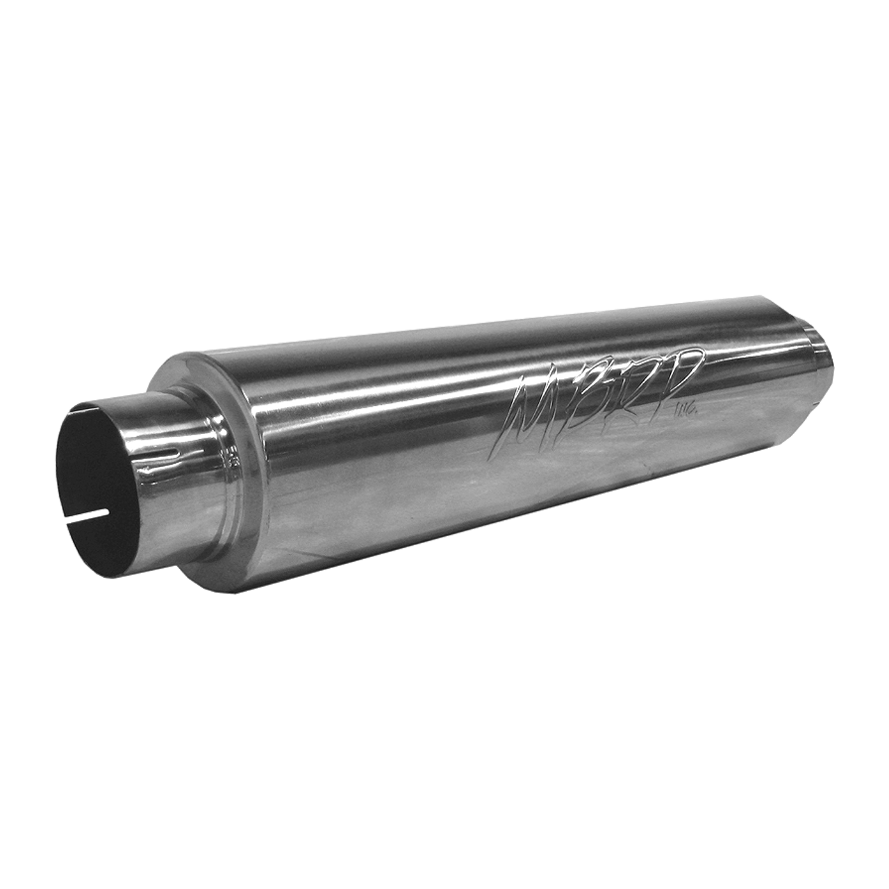 T409 Stainless Steel Muffler 4"  Inlet /Outlet 24"  Body 30"  Overall