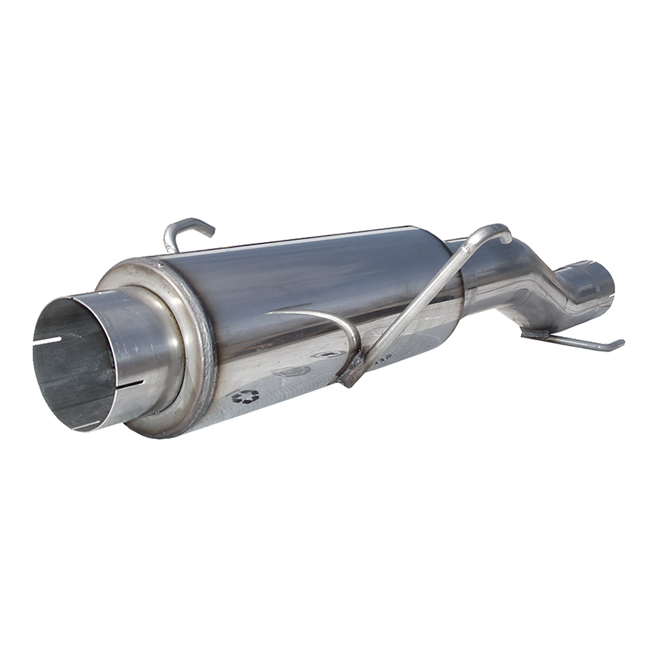 T409 Stainless Steel High-Flow Muffler Assembly