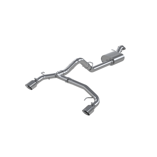 Aluminized Steel, 3" Cat-Back, 2.5" Dual Split Rear Exit