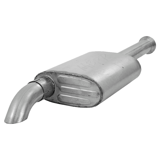 Aluminized Steel 2.5" Cat Back Single Off-Road Turn Down