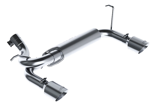 T409 Stainless Steel 2.5" Axle Back Dual Rear Exit