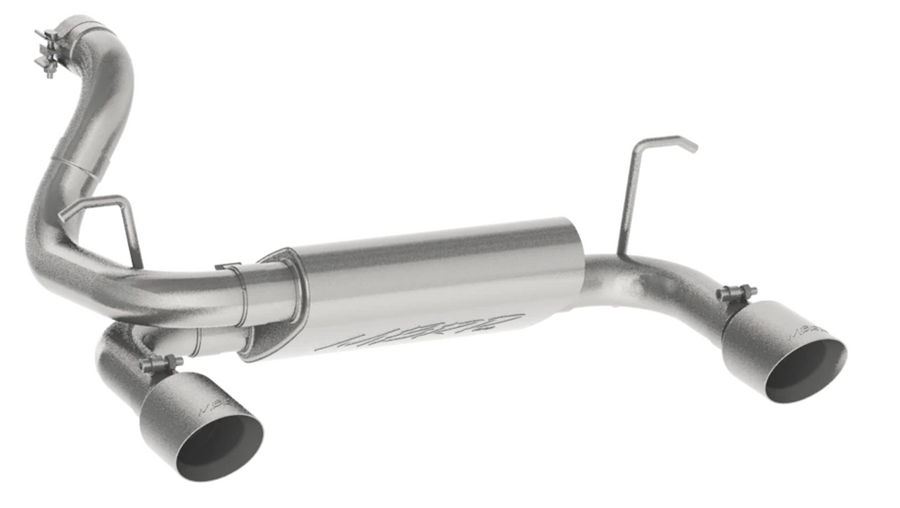 Aluminized Steel 2.5"  Axle Back Dual Rear Exit