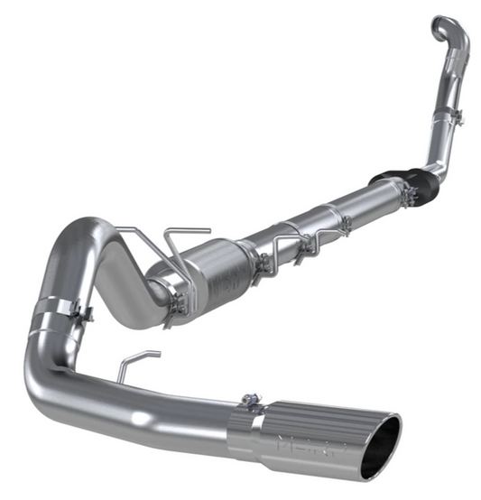 T409 Stainless Steel 4" Turbo Back Single Side Exit (3" downpipe)