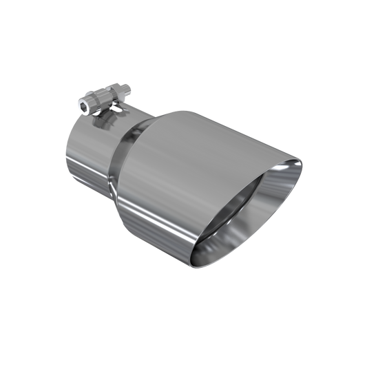 T304 Stainless Steel Tip; 4.5"  OD;  Dual Wall Angled;  3"  inlet;  8" length