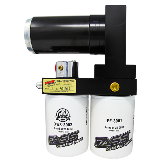 FASS TSF14180F140G Titanium Signature Series Diesel Fuel System 180F 140GPH@45-50PSI Ford Powerstroke 7.3L and 6.0L 1999-2007